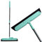Floor Sweeper for Cleaning - Long Handled Scrub Brush for Shower Cleaner Brush Window Wiper Telescopic Duster Glass Wiper Floor Scrub Brush Squeegee Broom Sweeper Swivel Sweeper (Color Green) Nychka