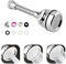 Cabezal de pulverización de Acero inoxidable móvil para fregadero de cocina, extensor de grifo antisalpicaduras giratorio de 360° con manguera, cabezal rociador con 3 modos para cocina y baño