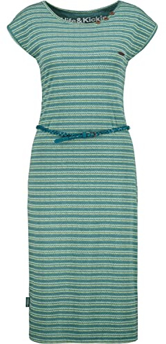 alife & Kickin Damen MelliAK Dress Jerseykleid Kleid, Dark Forest, XS