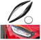 ,Für Ford Fiesta MK7 MK7.5 2012-2017 Auto Scheinwerfer Augenbrauen Abdeckung Trim Scheinwerfer Lampe Aufkleber Augenlider Trim Abdeckung