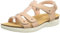 Clarks April Cove, Sandalias deportivas Mujer, Piel Colorida, 39 EU