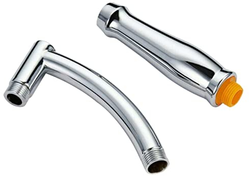 FUBESK Shower Extension Arm,Rainfall Shower Extension Replacement,Shower Head Extension Extra Pipe Bath Rain Shower Angled Shower Arm Kit Chrome