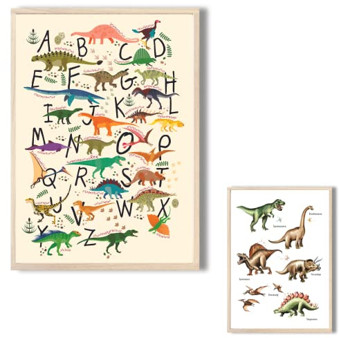 MeinBaby123 Dino Poster V3 doppelseitig