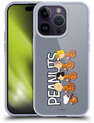 Head Case Designs Licenciado Oficialmente Peanuts Traje de Astronauta Secretos de Apolo 10 Caso Funda de Gel Suave Compatible con Apple iPhone 14 Pro