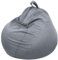 Bananair - Pouf Poire Confortable Rembourré en Mousse, Idéal pour Salon, Chambre ou Coin Cosy - Housse Lavable en Machine, Pouf Facile à Transporter, Parfait pour Adulte (120x100 cm, Gris Foncé)