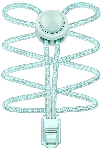 UpUGo 1 Par Cordones Sin Atar, Cordones Elásticos, Talla única Para Adultos