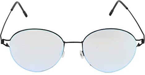Farbenblinde Brille, Tragbar, Verbessert die Farbauflösung bei Rot-Grün-Farbenblindheit, PC-Linse mit Flexiblen Beinen, Vielseitig Einsetzbar (Schwarz)