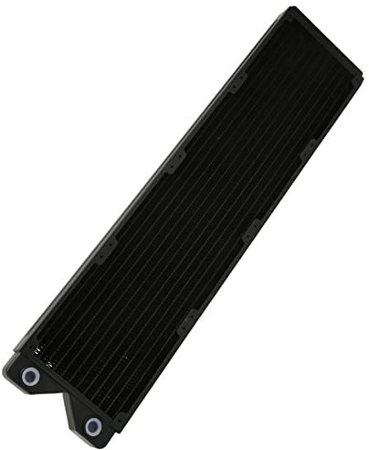 Bewinner Radiador de Refrigeración por Agua de 480 Mm, Radiador de Cobre de 14 Tubos, Radiador de Refrigeración Líquida con Disipador de Calor DIY para CPU