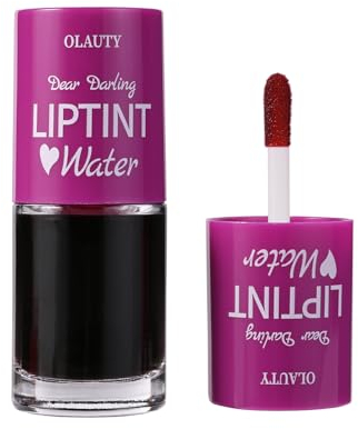 TITIMORE Traube Lip Tint Stain Set Water Lip Gloss Flüssiger Lippenstift Hydrating Spiegel Lippenstift Feuchtigkeitsspendender Mini Liquid Glaze Wasserfest,Langhaftender,nicht klebrigem Finish (#5)