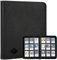 Kartenbinder für Trading Card 9 Pocket,Zip MTG Kartenbinder mit 432 Side Loading Pocket,Kartenalbum Fit für TCG Baseball Football Sports Card,Einfaches Einlegen der Karten Sammlung Binder Schwarz