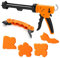 Bates- Caulking Gun Kit, 10:1 Thrust Ratio, 3 in 1 Caulk Gun No Drip, Caulking Tool Gun, Hand Caulking Guns, Silicone Gun, Caulking Gun Tool, No Drip Caulk Gun, Caulk Guns, Caulking Gun Dripless