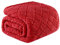 Whale Flotilla Kuscheldecke, Weiche, Warme und Flauschige Waffeldecken für Jede Jahreszeit,220X240CM, Rot