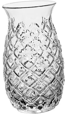 WATIIFUFU Glasbecher Mit Ananas-Relief Einzigartiges Design Für Cocktail Wein Wasser Für Zuhause Geschäft Hoteldekor