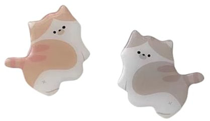 ARFUKA Universal Phone Ring Holder & Stand, Cute Cat Design, Smartphone Compatible, Pack of 2