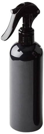 J6F4 - Spray de peluquería de plástico recargable, 300 ml, dispensador de cuidado de pelo, peluquería, agua, peluquería, herramientas negras, pulverizador