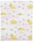 Baby Delux Wickelauflage Wickelunterlage 60x75 cm weiche Wickeltischauflage Baumwolle wasserdicht waschbar (Honigbär rosa)