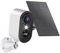 PESAIR 2K Caméra Surveillance WiFi Exterieure sans Fil Batterie, Camera Surveillance WiFi avec Panneau Solaire, Vision Nocturne Couleur, PIR Détection Mouvement, IP66