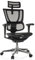 hjh OFFICE Bürostuhl ergonomisch ERGOHUMAN Slim Ultra GEN2 Originales Design, Bürosessel mit Flexibler Lendenwirbelstütze, Netzbespannung, Schwarz