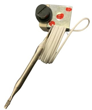 Termostato manuale con sonda capillare per Stufe e Camini