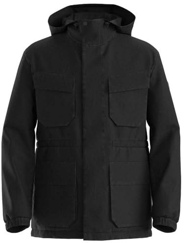 HUGO Men's Outerwear Jacket, 001black, L