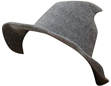 Cocila Todays Deals Autumn and Winter Halloween Hat Pointed Top Solid Color Funny Big Brim Knitted Hat Holiday Women Chemo Caps for Women UK Bonnet Curly Hair Men Cream Beanie H Outlet Clearance UK