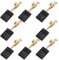 DOOCECIY 8 PCS CB440 Carbon Brushes Compatible with Makita Electric Power Tool for CB440 DHP458 DTD146 DTD152 195021-6 194427-5 194159-4