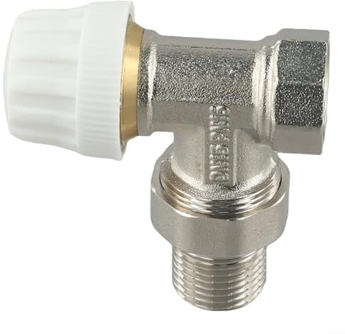 Messing DN15 Winkelthermostat-Regulierventil mit M30 x 1,5 mm Gewinde, kein Kopf, vertikale Installation, beständig