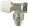 Messing DN15 Winkelthermostat-Regulierventil mit M30 x 1,5 mm Gewinde, kein Kopf, vertikale Installation, beständig