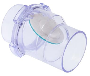 KONTONTY Rückschlagventil Toiletten-rückschlagventil Für Wasserleitungen Flüssigkeitsrückschlagventil Rückschlagventil Für Wasserleitungen Aus PVC Ventil Für Sanitäranlagen Himmelblau PVC