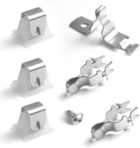 7-Pack 279570 Dryer Door Latch Kit, Durable Dryer Door Latch Strike Kit Replacement Compatible with Kenmore, Whirlpool, KitchenAid, Roper, Estate, Crosley, etc