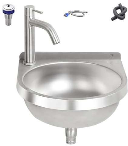 Vasque de vanité - Lavabo semi-circulaire pour toilettes,Lavabo pour Restaurant,pour Meuble Vasque, Restaurant, Maison, Cuisine, Buanderie, Salle de Bains, Toilettes, Café, Hôtel