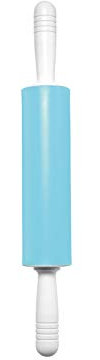HABI F99 Teigroller Pastell, 47 cm, Silikon, Mehrfarbig