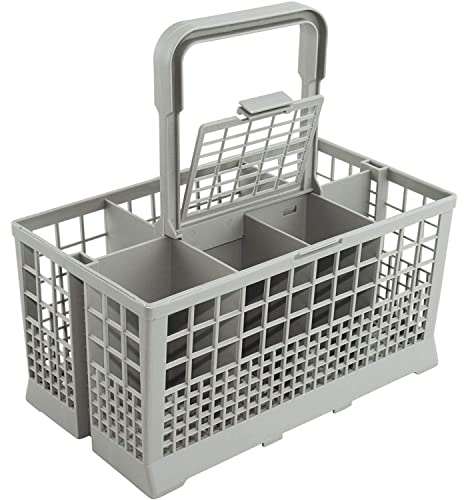 Dishwasher Silverware Cutlery Basket (24 x 13.5 x 12 cm) for utensils Compatible with most brands