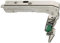 Gedotec Charniere de Porte de Meuble -H10253- GRASS Tiomos - Nickelé - Fermeture non Amortie - Angle 110º - Porte de Placard de Cuisine, Armoire de Rangement - Ajustable sur Plaque de Montage -1 Pcs