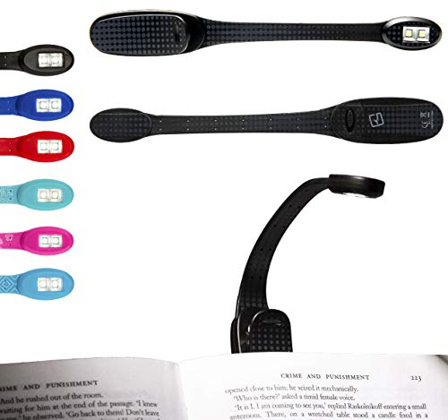 Gifts for Readers & Writers Flexilight Xtra Leselampe | Lesezeichen Buch Licht | LED Clip On Leselampe | Kinder und Erwachsene Buchlampe | Buchzubehör | Geschenk für Leser, Buchliebhaber