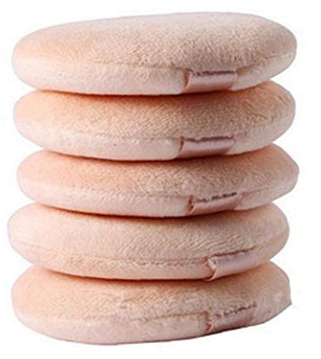 5 PC-Beflockung Runde Make-Up Schwamm Air Cushion Puderquaste Blending Sponge Für Flüssige Creme Und Puder