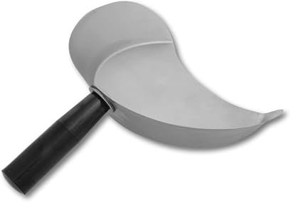 Pirge Gastro Dönerschaufel - Gyros Schaufel - Edelstahl Shawarma Schaufel - Leichtes Aufnehmen des Fleisches - Ideal für Set mit Dönermesser - Ergonomisches Griff (Matt)