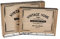 ootb Lot de 2 plateaux avec inscription « Vintage Home » en bois et métal, env. 34 x 24,8 cm et env. 28 x 20 cm