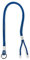 Pantone Design-Schlüsselband Adjustable Lanyard, Cross Body Key Chain, Verstellbarer Schlüsselanhänger zum Umhängen, robust und farbenfroh, Classic Blue 19-4052