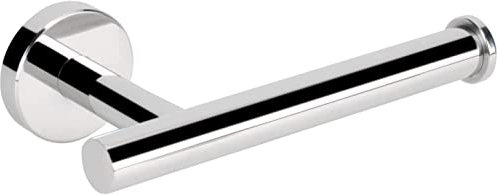 NearMoon Porta carta igienica da bagno, in acciaio inox SUS304, antiruggine, da parete, per bagno, cucina, bagno (cromo lucido)
