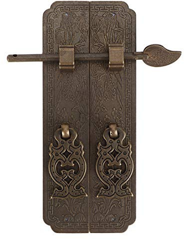 Furniture Handle Door, Door Handles Kit Chinese Style Antique Copper Gate Pull Handle Furniture Hardwares