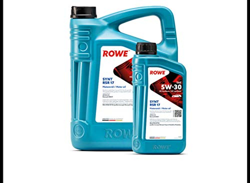 6 (5L+1L) Liter ROWE HIGHTEC SYNT RSR 17 SAE 5W-30 Motoröl Madein Germany