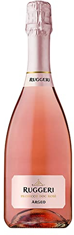 Ruggeri Prosecco Argeo Rosé Trocken DOC Treviso – Italienischer Schaumwein aus Venetien (1 x 0,75l)