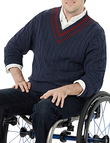 Amazon Essentials Herren Pullover Mit Zopfmuster Und V-Ausschnitt