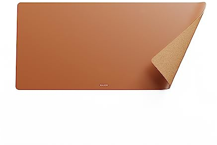 Schreibtischunterlage aus Leder (Hellbraunes Braun, Medium - 65 x 30 cm)