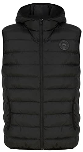 Tokyo Laundry Men's Tamaki Quilted Puffer Gilet with Hood