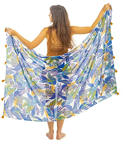 Schwarzer Pareo Xxl Mit Quasten Baumwolle Groß Strand Pareo Strandtuch Damen Wickeltuch Wickelrock Strandrock Tapisserie Wickeltuch Bikini Cover Up Tragen Über Badeanzügen