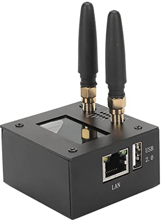 MMDVM Hotspot Board + Antenne + OLED Vitrine Unterstützt DMR YSF P 25 D Star und System für Fusion, Duplex-Modus, Simplex-Modus
