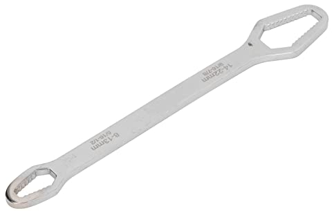 Doppelendschlüssel, 8-22 Mm, Multifunktionaler, Universeller, Selbstspannender Schraubenschlüssel, Torx-Schraubenschlüssel, Verstellbarer Schraubenschlüssel, Werkzeug Für Maschinenbau(Silber)