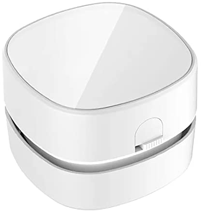 Topyond Mini Aspiradora De Escritorio, Barredora Inalámbrica De Mano, Aspiradora De Migas, Blanca para El Hogar, Mesa, Coches, Limpieza De Pelos De Mascotas
